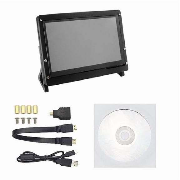 Touches Screen 7" IPS Display 1024x600 Highly Resolution 4B/3B+