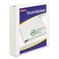 thumbnail image 1 of Touchguard Protection Heavy-Duty View Binders With Slant Rings, 3 Rings, 1.5" Capacity, 11 X 8.5, White | Bundle of 10 Each, 1 of 7