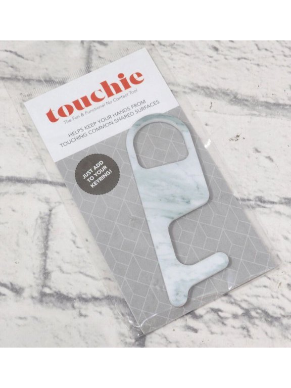 No Contact Tool Keyring Marble Look Pattern