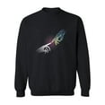 thumbnail image 1 of Touching Space Hands Sweatshirt Men -Image by Shutterstock, Male 4X-Large, 1 of 4