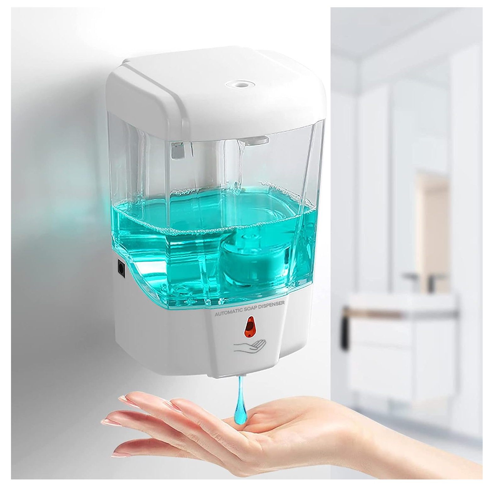 Touchless Automatic Hand Dispenser, Gel Wall Mount Hands Free Soap