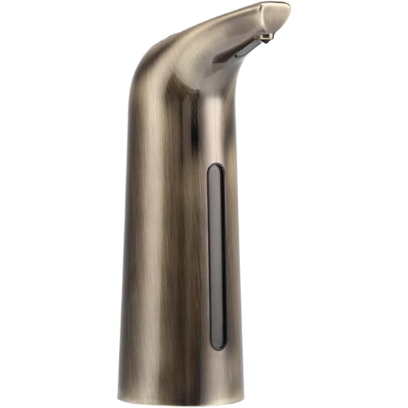 Touchless Automatic Soap Dispenser: 14oz/400ml Liquid Hand Soap Dispenser with Motion Sensor, Battery Operated Electric Dispenser for Bathroom and Kitchen, IPX6 Water-Resistant (Copper 1)