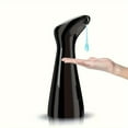 thumbnail image 1 of Touchless Automatic Soap Dispenser – Infrared Sensor, Hands-Free Operation, Adjustable Output, Battery-Powered (AAA Not Included), Modern Black Design for Bathroom, Kitchen, Office, Hotel Use, 1 of 5