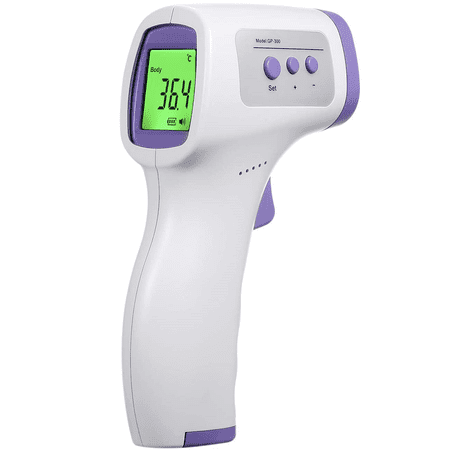 Touchless Digital Infrared Forehead Thermometer and Fingertip Pulse Oximeter Blood Oxygen Meter SpO2 Monitor