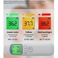 thumbnail image 1 of Touchless  InfraredForehead Thermometer for Body and Surface Temperature, Fahrenheit/Celsius,  Babies, Kids, Adults, Digital LED Color Screen, Beep Alarm, Battery Included, 1 of 5