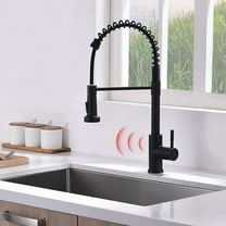 Touchless Kitchen Faucet,Hands Free Automatic Smart Kitchen Faucet Black Smart Kitchen Faucet