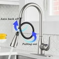 thumbnail image 1 of Touchless Kitchen Faucet with Pull Down Sprayer, Double Sensor Pulldown Faucet, High Arc Single Handle Faucet for 3 Hole Deck Mount, 1 of 9