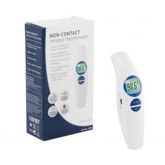 Touchless Non contact Forehead Thermometer for Adults and Kids Digital Infrared Thermometer for Home with Fever Indicator Instant Accurate Reading