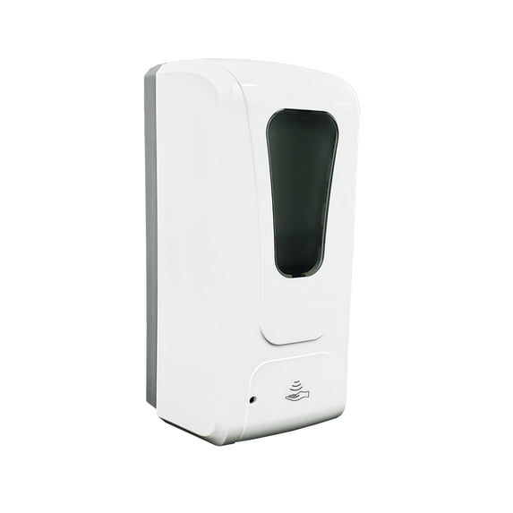 Touchless Sanitizer Dispenser - White plastic