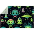 thumbnail image 1 of Alien Polyester Kitchen Mat - Comfort Standing Mat for Kitchen, Durable Floor Rug with Right-Angle Design for Home, Easy-to-Clean Cushioned Mat for Cooking & Cleaning, 1 of 6