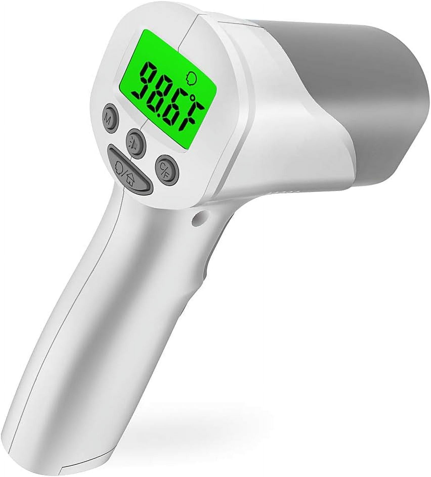 Touchless Thermometer for Adults,Famidoc Non Infrared Thermometer for Kids  and Baby No Touch Infrared Forehead Thermometer for Fever Smart Temperature  with Digital LCD Display Instant Results 