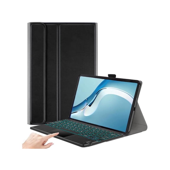Touchpad Keyboard Case For Huawei MatePad Pro 12.6 2022 2021 with Backlit, Trackpad, Stand Cover with Detachable Wireless Keyboard, Pencil Holder
