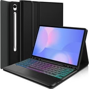 Touchpad Keyboard Case for Samsung Galaxy Tab S10 FE Plus 5G 13.1 Inch 2025, 3-Zone Backlight Detachable Wireless Keyboard & PU Case for for 13.1" Tab S10 FE+ (SM-X620/SM-X626B) 2025 Tablet