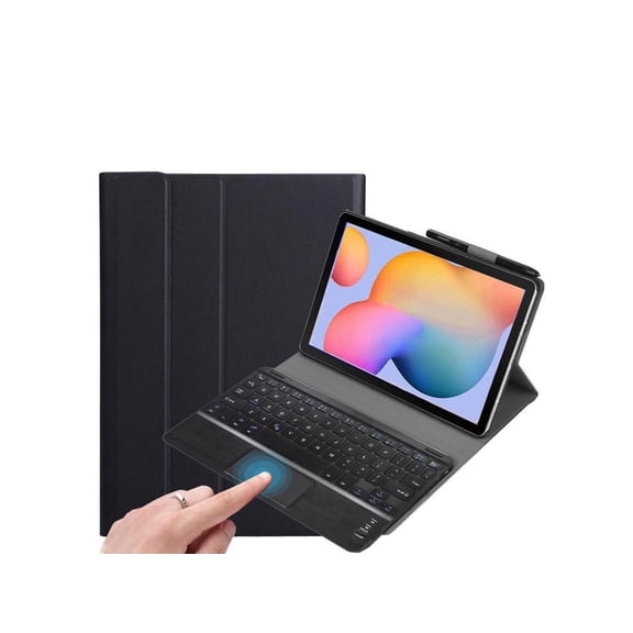 Touchpad Keyboard Case for Xiaomi Pad 5 Pro 12.4 / Mi Pad 5 Pro 12.4 inch 2022, Detachable Wireless Keyboard with Trackpad & Pencil Holder