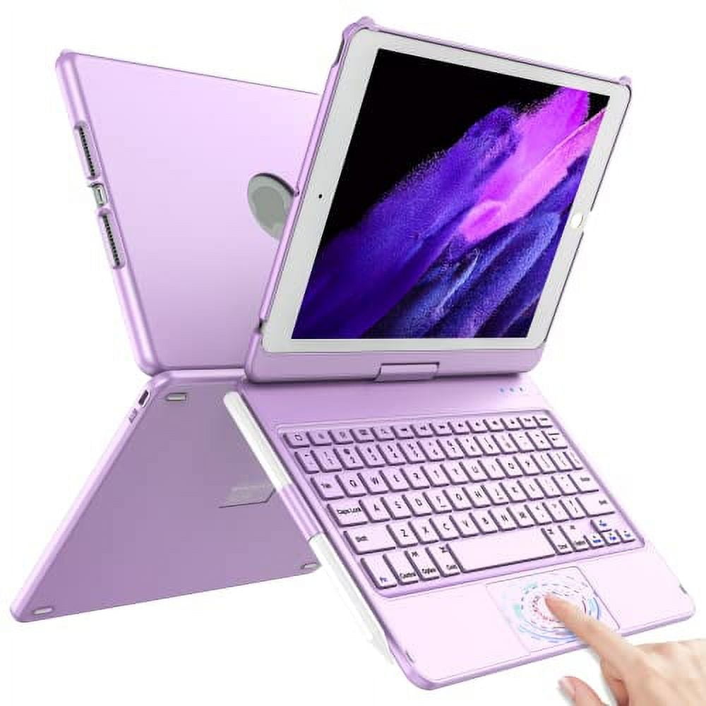 Touchpad Keyboard Case for iPad 10.2 9th/8th/7th Gen, Keyboard Case for