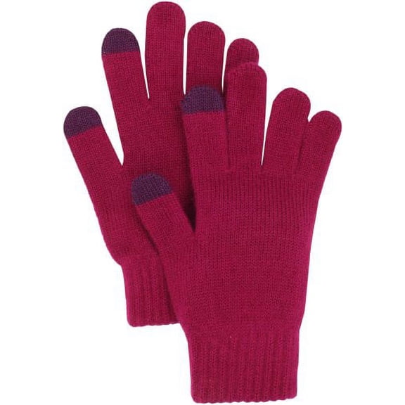 Touchpoint Women's Solid Touchpoint Glove, Mulberry, One Size