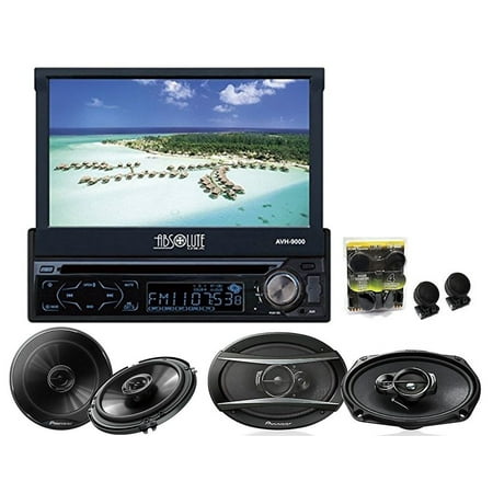 Touchscreen 7" DVD HD Radio Remote SiriusXM-Ready Dash KIT for Ford Lincoln