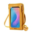 thumbnail image 1 of Touchscreen Crossbody Phone Bag with Clear Screen Pocket, Wallet with Card Slots & Coin Pocket, External USB Access, Lightweight Stylish Organizer, 1 of 5