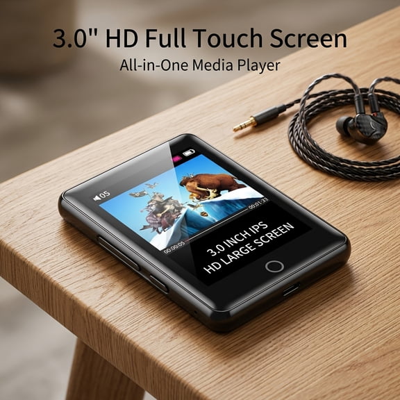 Touchscreen E-Book Reader MP3 Player, Supports Music Playback, HD Recording & Video Playback, Memory Card Not Included