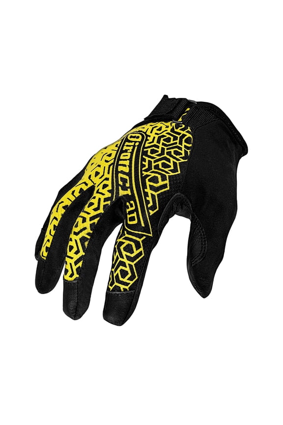 Touchscreen Gaming Gloves for Console, Precision Fit Fingertips, Performance Anti-Slip Grip, Breathable Fabric, Machine Washable, XXL, Black Yellow