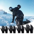thumbnail image 1 of Touchscreen Gloves Sports Gloves,Warm Windproof Non-Slip Running Cycling Skiing Gloves with Conductive Fingers and Silicone Grip AKLJWH, 1 of 7