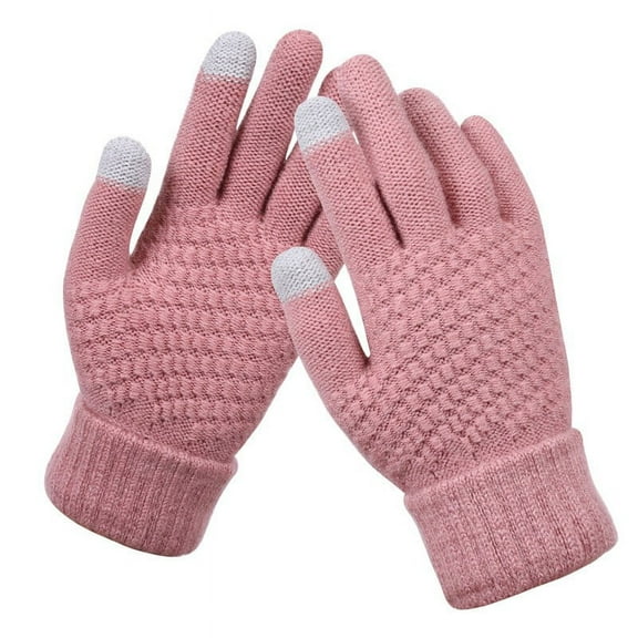 Touchscreen Gloves For Women Cold Weather Fashion Knit Mittens Warm Winter Gloves Elastic Knit Gloves Gloves Mittens Convertible Mittens for Women Cold Weather Heated Gloves Mittens Combo with Pocket