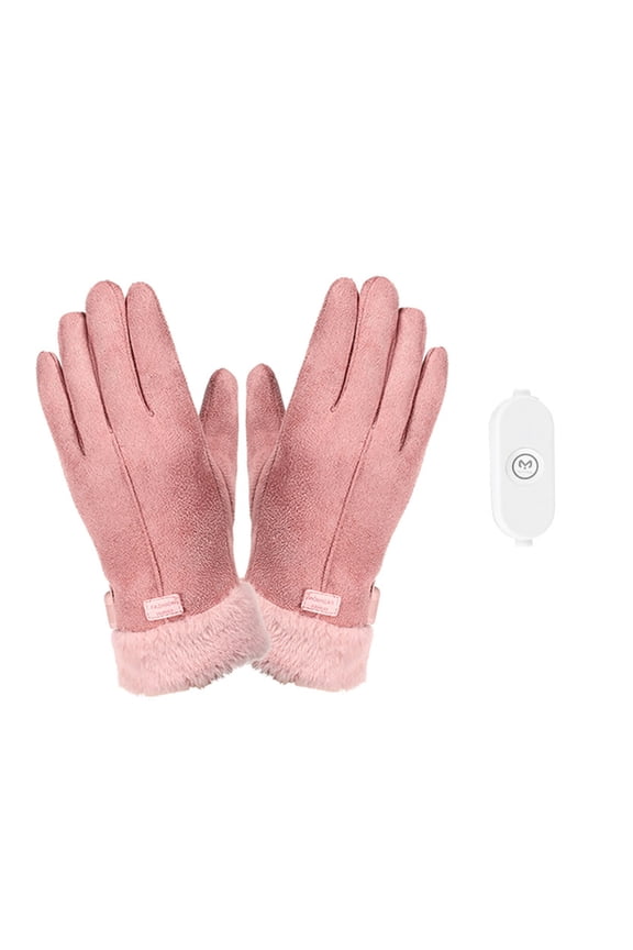 Touchscreen Heated Gloves,USB Rechargeable Heating Gloves for Women, Warming Gloves,for Outdoor Cycling Montorcycle