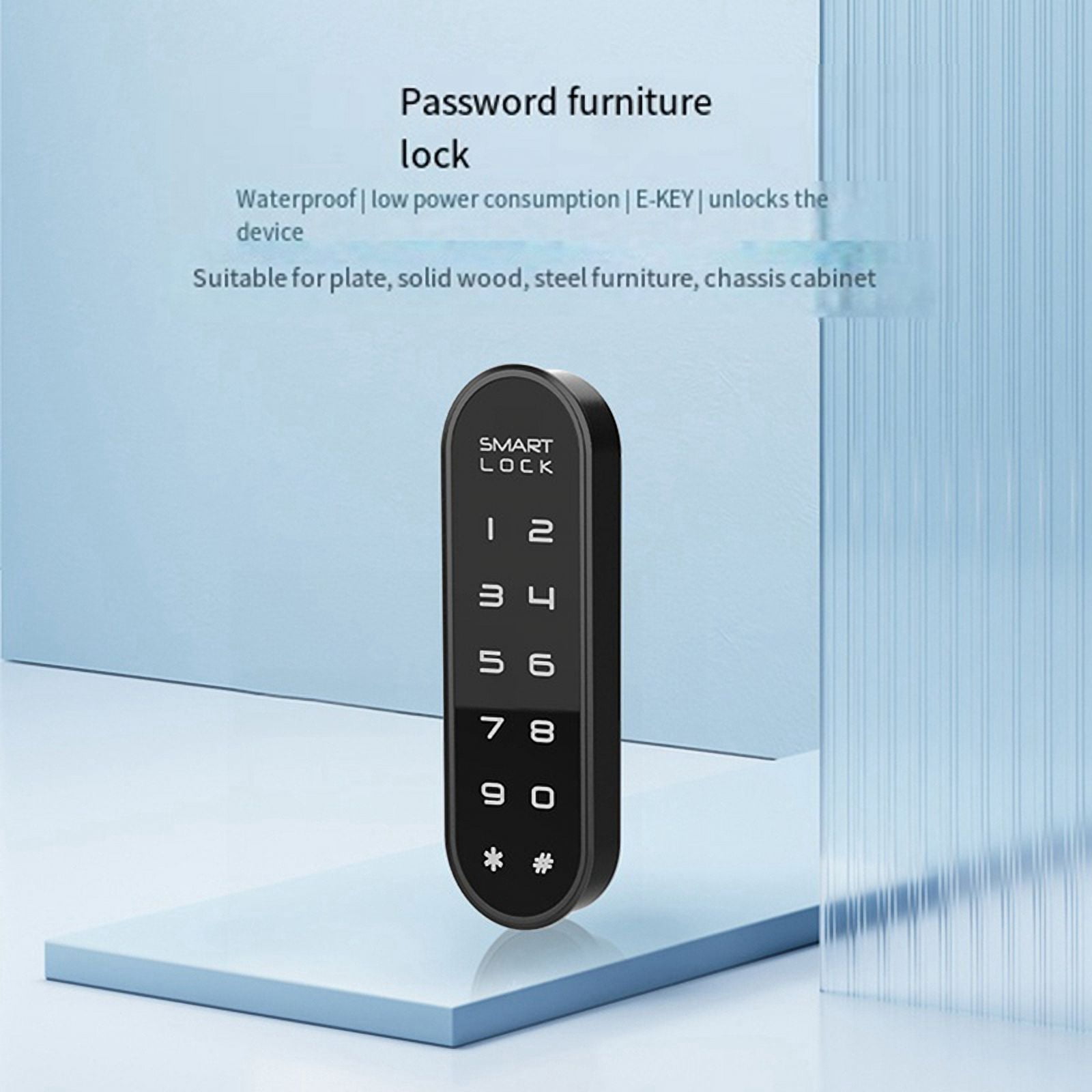 Touchscreen Keypad Lock with Code Passcode Digital Lock Electronic Door