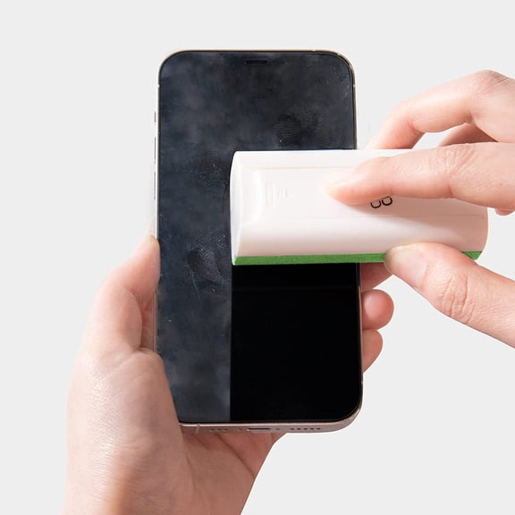 Touchscreen Mist Cleaner Screen Cleaner All in One Screen Cleaner Spray with Microfiber and Phone Stand for All Phones Laptop and Tablet Screens (Green)