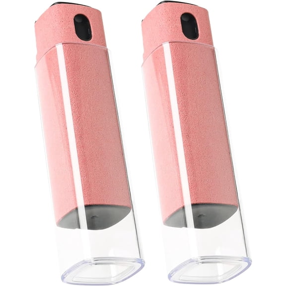 Touchscreen Screen Cleaner Kit 2 Pcs, Phone, Tablet and Car Screen Cleaner, Two in One Spray and Microfiber Cloth(2 Pack Pink)