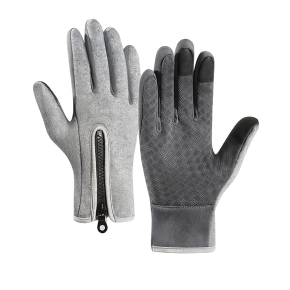 Touchscreen Warm Gloves, Thick Multicolor Anti-Slip Sports Gloves, Portable Large Winter Gloves, Waterproof Windproof Gloves, Useful Touch Screen for Men Women