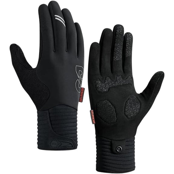 Touchscreen Winter Gloves, Thin Warm Windproof & Waterproof for Men Women - All-Purpose Cold Weather Gloves for Cycling, Running, Work, Driving and Outdoor Activities