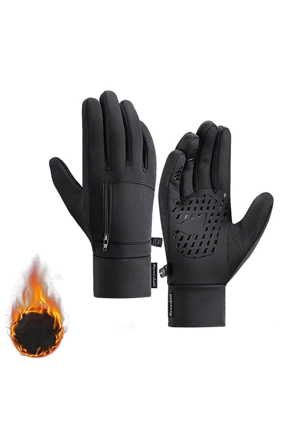 Touchscreen Winter Gloves for Outdoor Activities Windproof Thermal with Secure Grip and Convenient Pocket