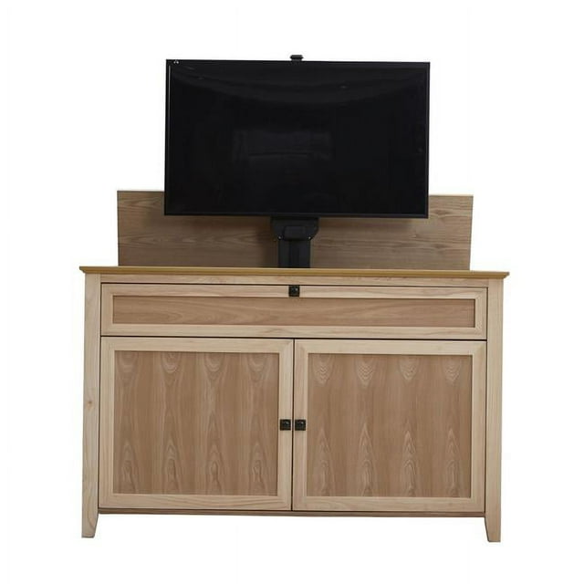 Touchstone Home Products 70163 Claymont TV Lift Cabinet for 65 in. Flat Screen TV&#44; Unfinished Brown