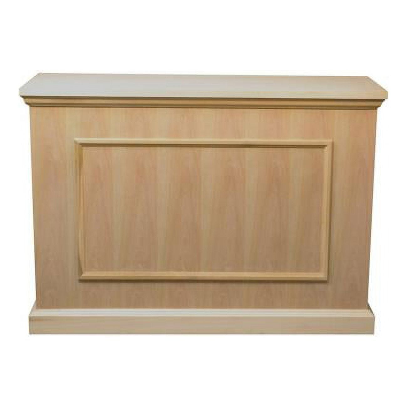 Espresso Mini Elevate 46" TV Lift Cabinet with Unfinished Birch