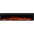 thumbnail image 1 of Touchstone Home Products 80043 84 in. Recessed Electric Fireplace, Black, 1 of 8