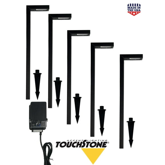 Touchstone Lights-Loo series contemporary walkway and landscape light kit