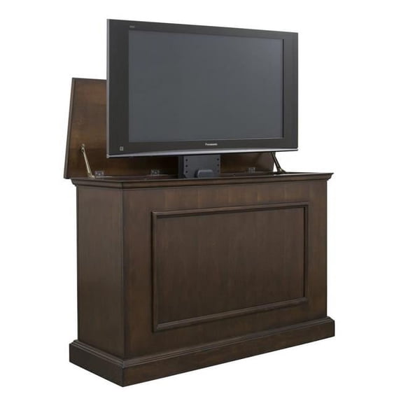 Touchstone Mini Elevate TV Lift Cabinet for 46" TV, Espresso, with Wireless Remote Control