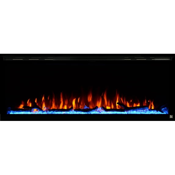 Touchstone Sideline Elite Smart 42” WiFi-Enabled Smart Electric Fireplace In-Wall Recessed