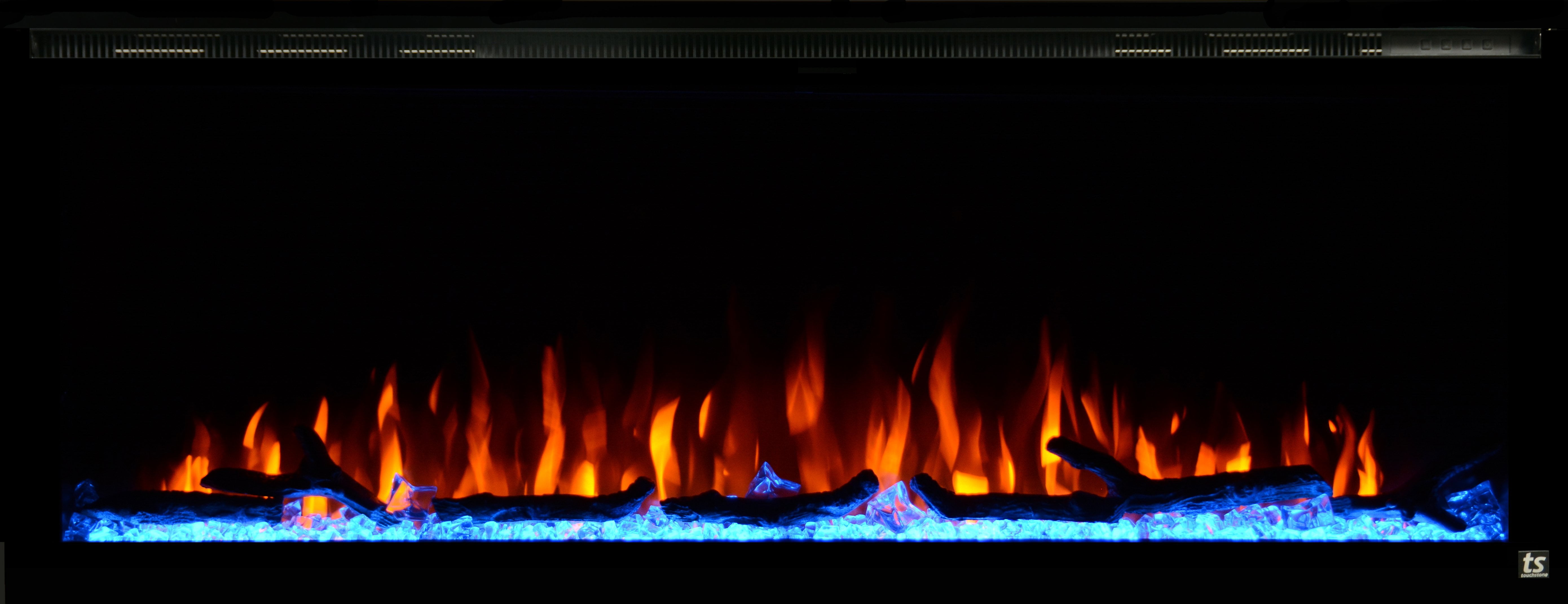 Sideline Elite 42" Black Smart Electric Fireplace