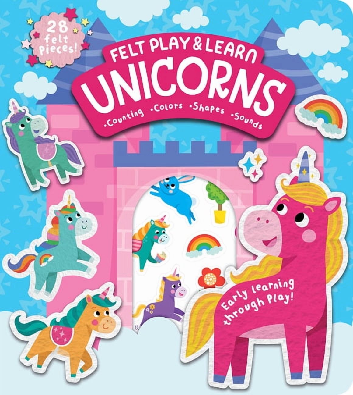 Touchy-Feely Felt Play & Learn Felt Play & Learn Unicorns, (Hardcover)