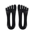 thumbnail image 1 of Toudaret  1 Pair  Men Toe Socks,Hiking Lightweight Socks, Sweat Absorption Athletic Running Five Finger Socks Invisible Low Cut Socks, 1 of 8