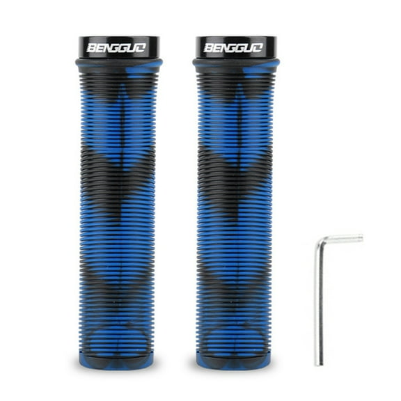 Toudaret 1 Pair Scooter Grips,Mixed Color Bike Bicycle MTB Scooter Handlebar Grips ,Soft Handle Grips for Pro Stunt Kick Scooter, BMX Bikes,Mountain Bike