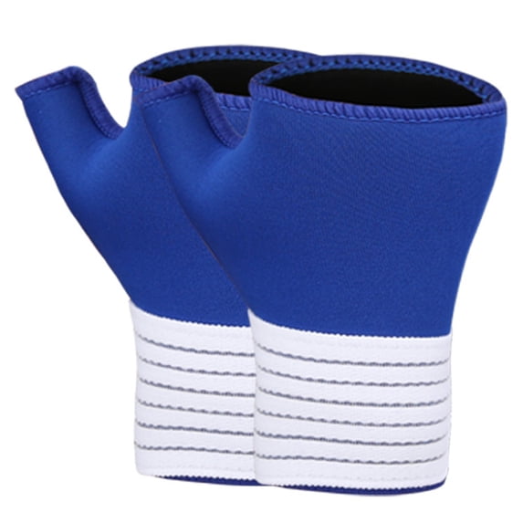 Toudaret 1 Pair Sports Palm Brace Wrist Support Sleeves with Adjustable Straps Neoprene Wrist Brace Compression Carpal Tunnel Relief Sports Glove Wrist Brace for Men Women