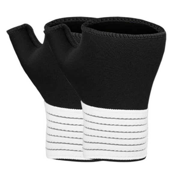 Toudaret 1 Pair Sports Palm Brace Wrist Support Sleeves with Adjustable Straps Neoprene Wrist Brace Compression Carpal Tunnel Relief Sports Glove Wrist Brace for Men Women