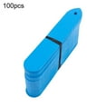 thumbnail image 1 of Toudaret  100 PCS 4Inch Plastic Plant Labels Nursery Garden Labels with Hole Waterproof Plant Markers Pot Garden Stake Tags (Six-Color Plant Tags), 1 of 8