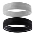 thumbnail image 1 of Toudaret 2Pcs Sweatbands for Men, Sweat Bands Headbands Men, Moisture Wicking Headbands for Men, Sweat Headband Men, Mens Headband Sweatband for Sports, Tennis, Basketball, 1 of 8