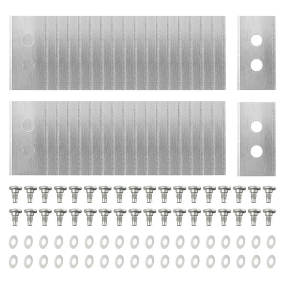 Toudaret 36 Sets Lawn Mower Replacement Blade, Metal Blades Mower Accessories, for Mammotion Luba Robot Lawn Mowers