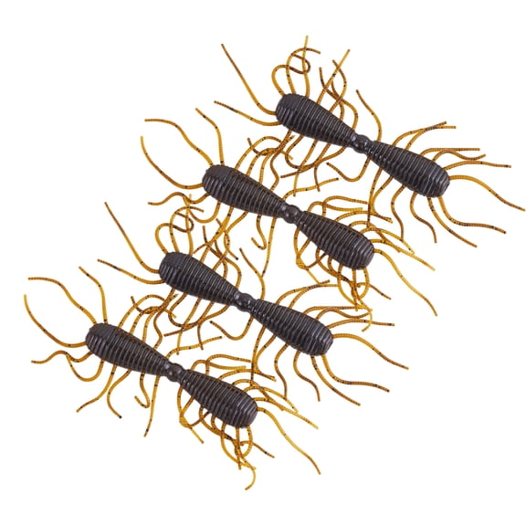 Toudaret 4Pcs Fishing Baits Highly Simulated Design Bright Color High Toughness Flexible Jigging Lures Bionic Baits Fishing Equipment Fishing Supplies