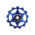 thumbnail image 1 of Toudaret Chain Drop Wheel Bike Rear Derailleur Pulley Bicycle Rear Derailleur Pulley Guide Wheel Multi-tooth Design Universal Fit Anodized Resistant Bike, 1 of 8